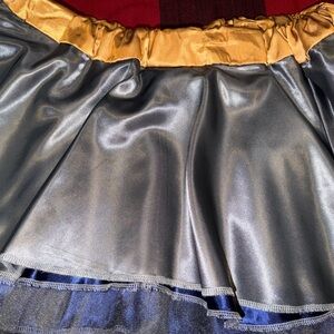 Elegant Silver and Gold Women's Skirt
